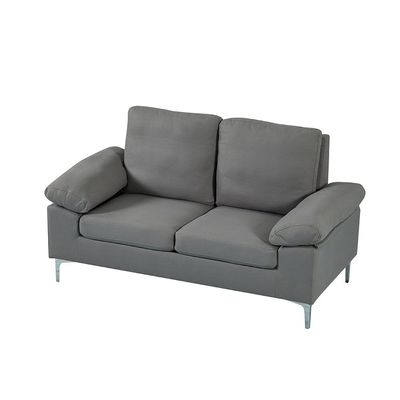 Algo 2-Seater Fabric Sofa - Grey - With 2-Year Warranty